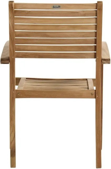 Drevená záhradná stolička v prírodnej farbe Sunderland – Hartman