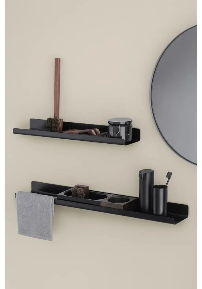 Biela nástenná kúpeľňová polička z nehrdzavejúcej ocele Modo – Blomus