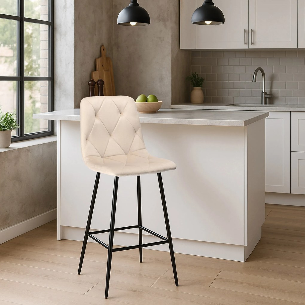 Barová stolička KINGSTON béžová