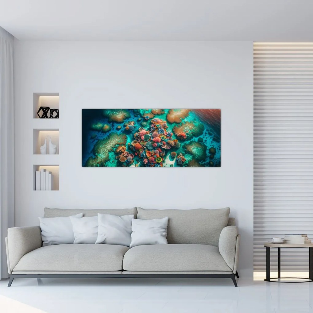 Obraz - Pohľad na more (120x50 cm)
