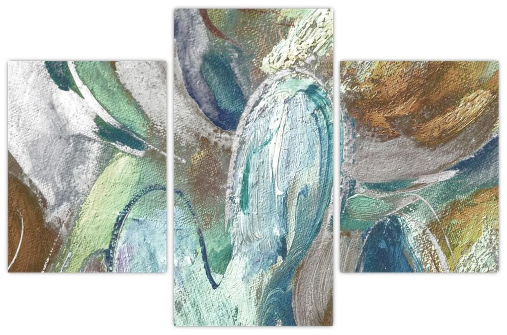 Obraz - Abstraktné maľba postavy (90x60 cm)