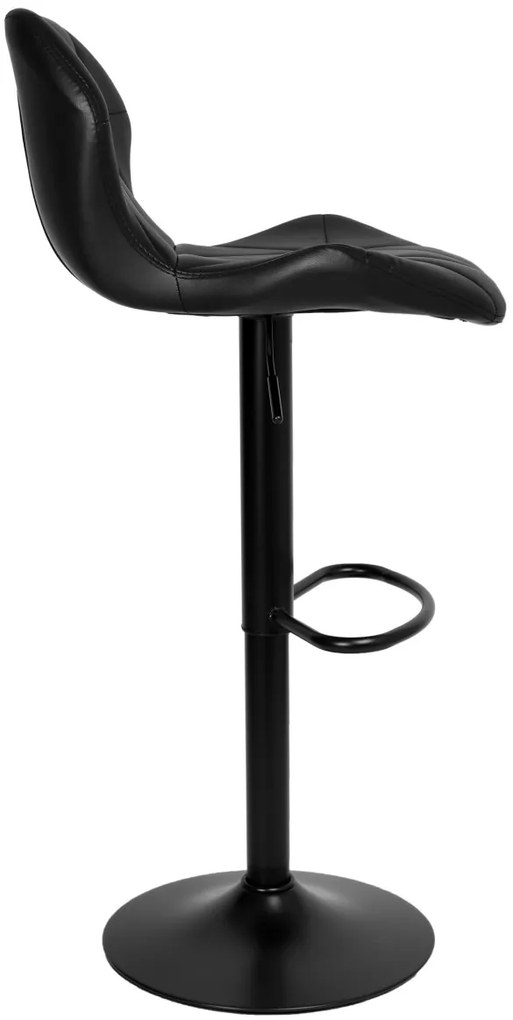 Barová stolička GORDON eko-koža čierna
