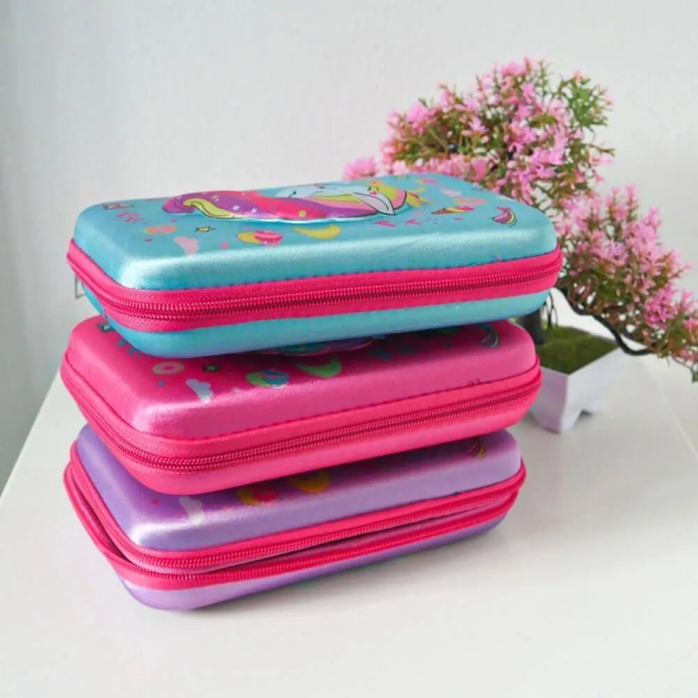 DAALO Penál s jednorožcem - modrý - AKCE!