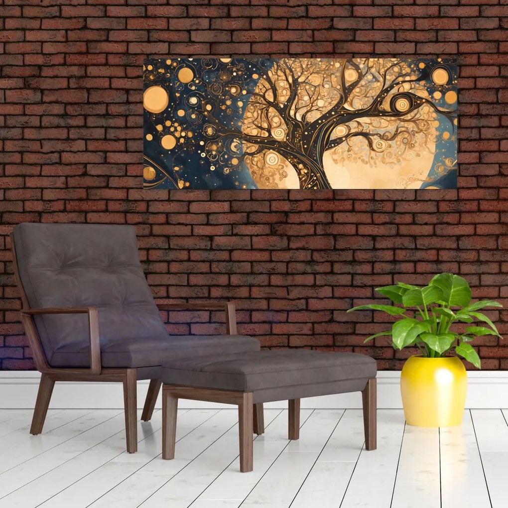 Obraz – Surrealistický strom (120x50 cm)