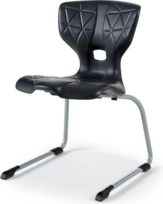 Školská stolička ALDA III, výška 460 mm, antracit