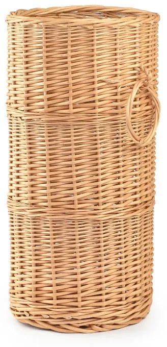 Kôš na dáždniky prútený Paraply II.priemer 24 x v. 42(cm)