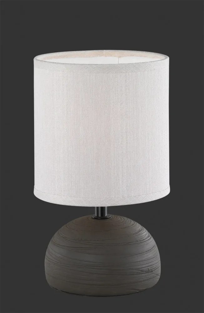 Trio LUCI R50351026 nočná stolová lampa  hnedý   keramika   excl. 1 x E14, max. 40W   IP20