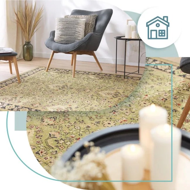 Koberec Agnella Standard Oktan hráškový