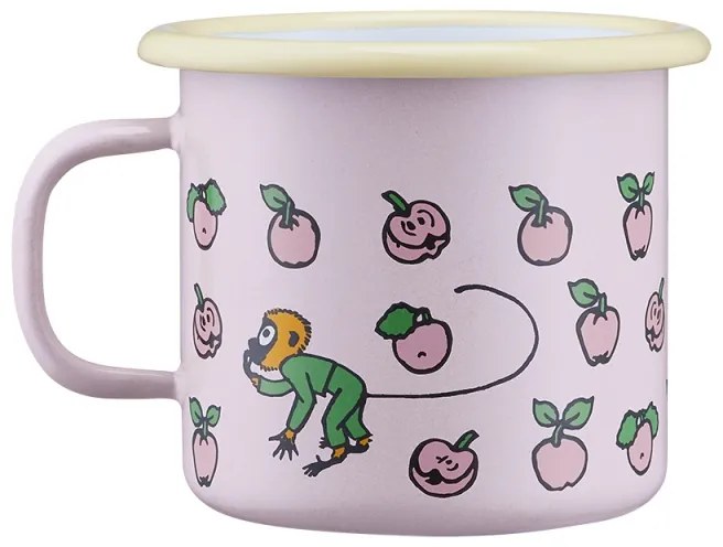 Hrnček Pippi Fruits 2,5 dl, smalt / ružový