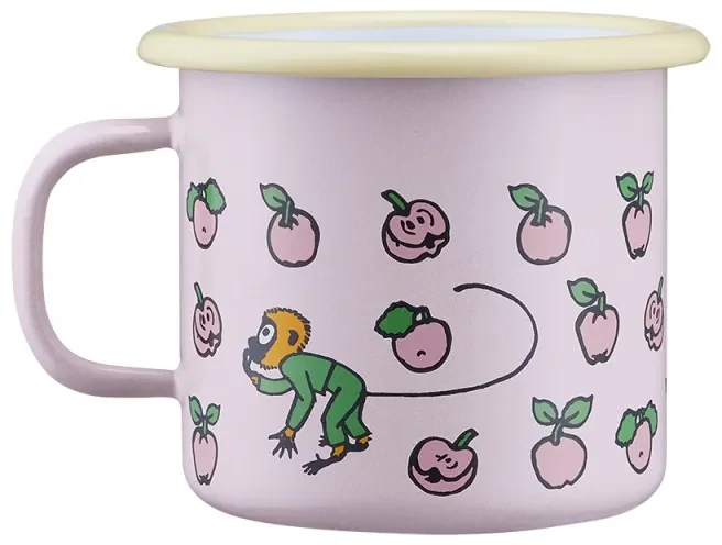 Hrnček Pippi Fruits 2,5 dl, smalt / ružový