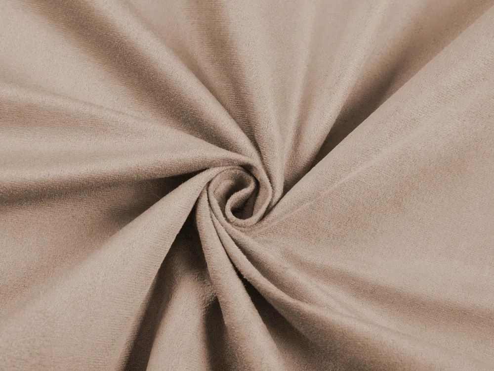 Biante Obdĺžnikový obrus/imitácia brúsenej kože Alcantara ALC-006 Béžový 140x160 cm