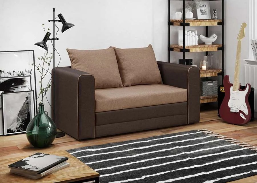 Rozkládací pohovka BELLA Hnědá