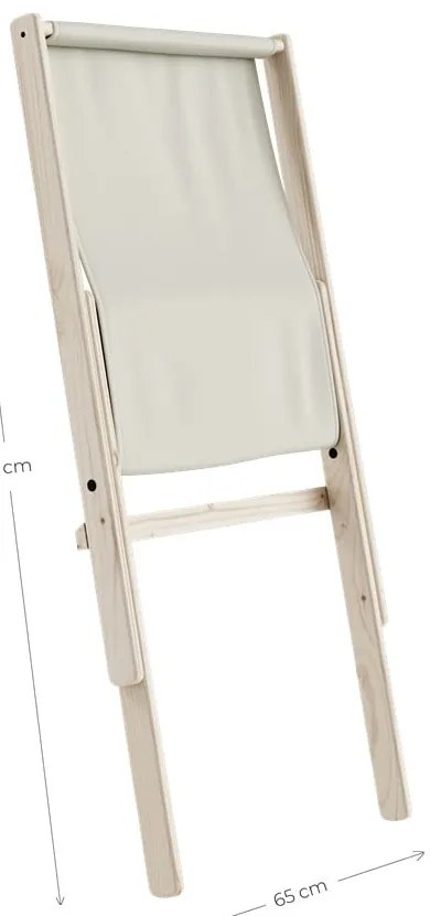 Skladacie kreslo Karup Design Boogie Raw/Wheat Beige