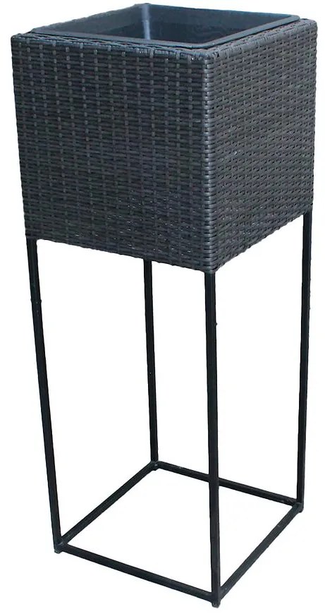 Prútený stojan 38x103h čierny