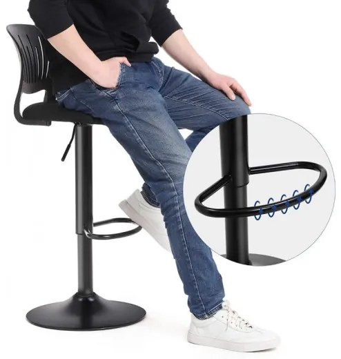 Barové stoličky 2 ks LJB04BK