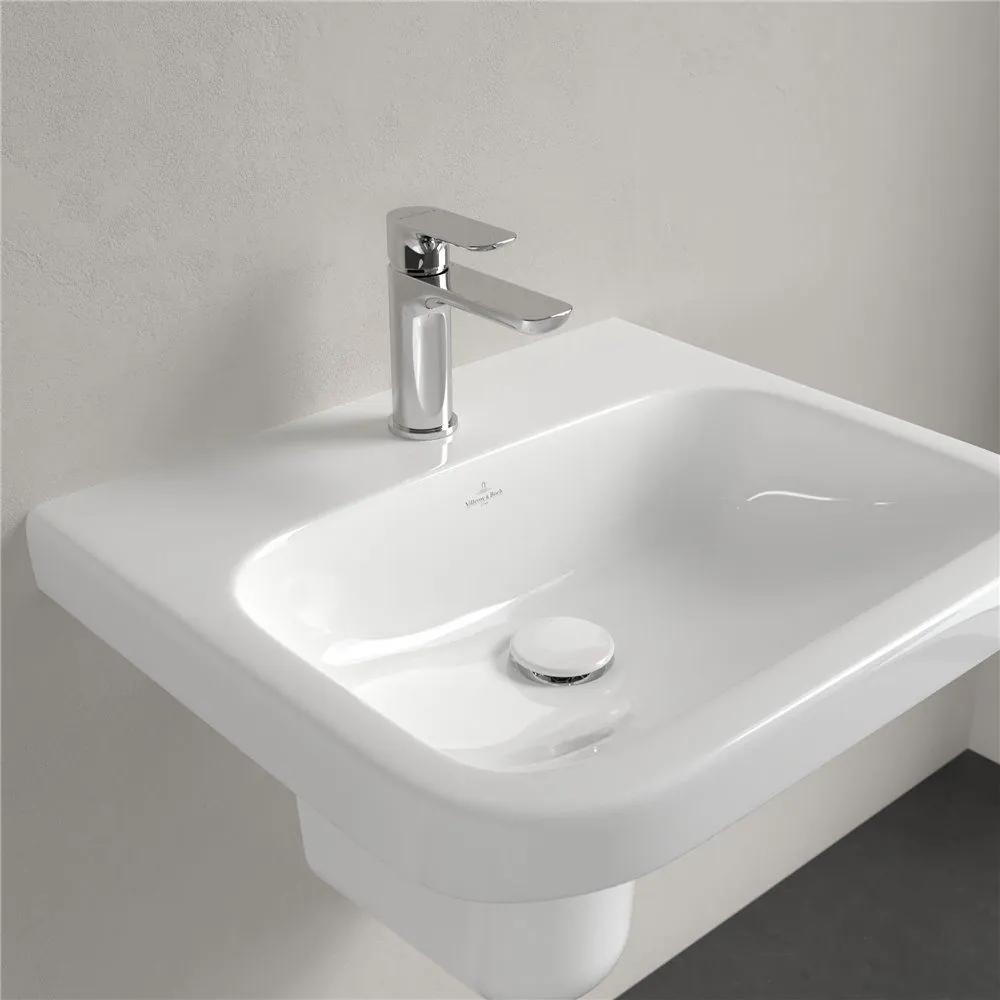 VILLEROY &amp; BOCH Architectura závesné umývadlo s otvorom, bez prepadu, 550 x 470 mm, biela alpská, s povrchom CeramicPlus, 418856R1