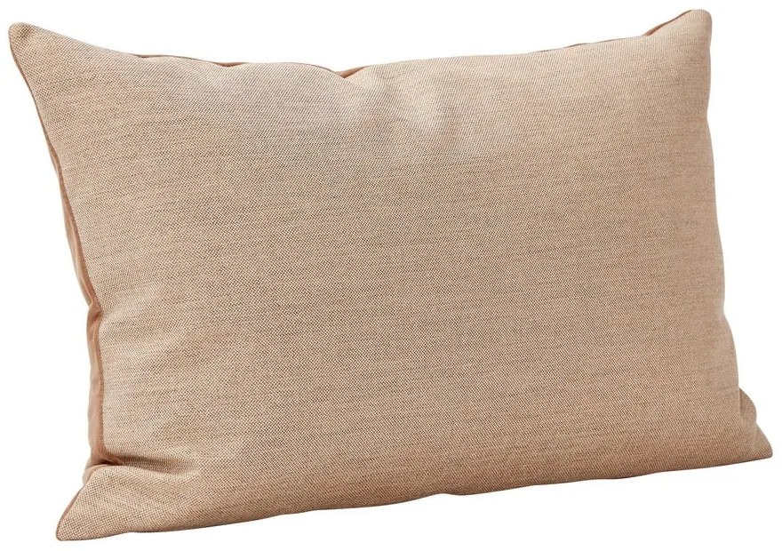 Béžový vankúš Hübsch Vela, 60 x 40 cm