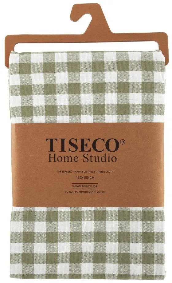 Bavlnený obrus 150x150 cm Gingham – Tiseco Home Studio