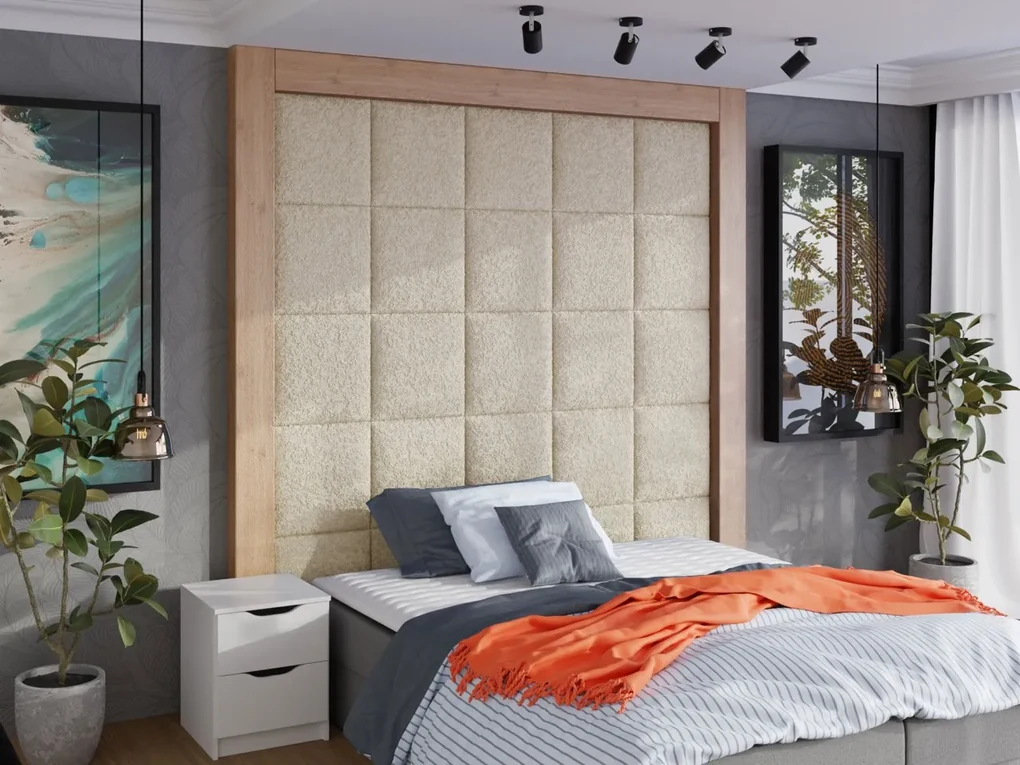 Čalúnený stenový panel Pag 42x42, Farba čalúnenia:: Manila 35