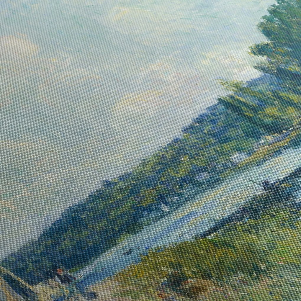 Obraz - Alfred Sisley, The Banks of the Oise, reprodukcia (90x60 cm)