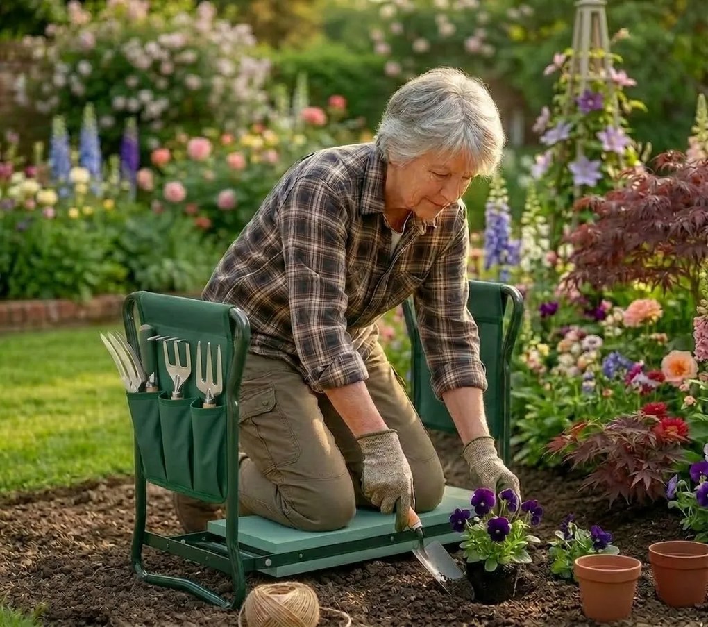 Multifunkčná záhradná stolička Beast 900180 - 59 x 49 x 27 cm