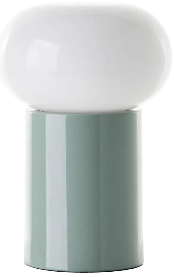 Brilliant - Stolná lampa KNUT 1xE27/25W/230V zelená/biela