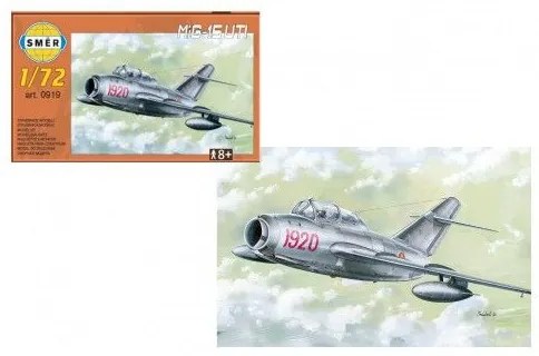 Smer Model MiG-15 UTI 1:72 15 x 14 cm v krabici 25x14x5 cm