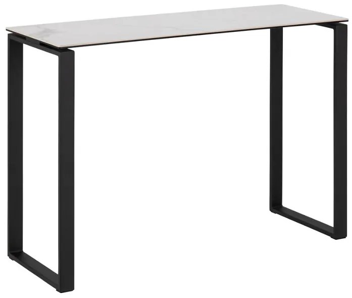 Katrine konzolový stolík čierny/biely