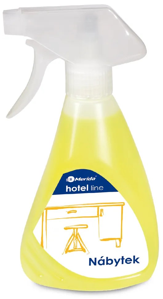 Prípravok na nábytok Merida Hotel Line, 500 ml, žltá