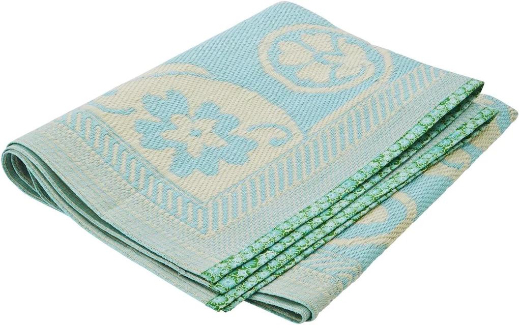 rice Plastový koberec Blue/Cream 120x180 cm | BIANO