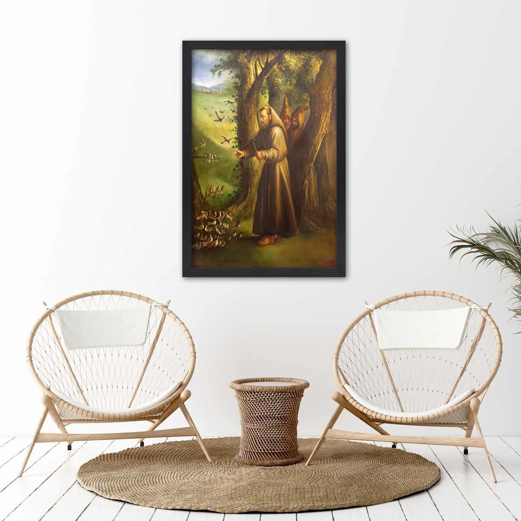 Gario Plagát Svätý František z Assisi Farba rámu: Bez rámu, Rozmery: 30 x 45 cm