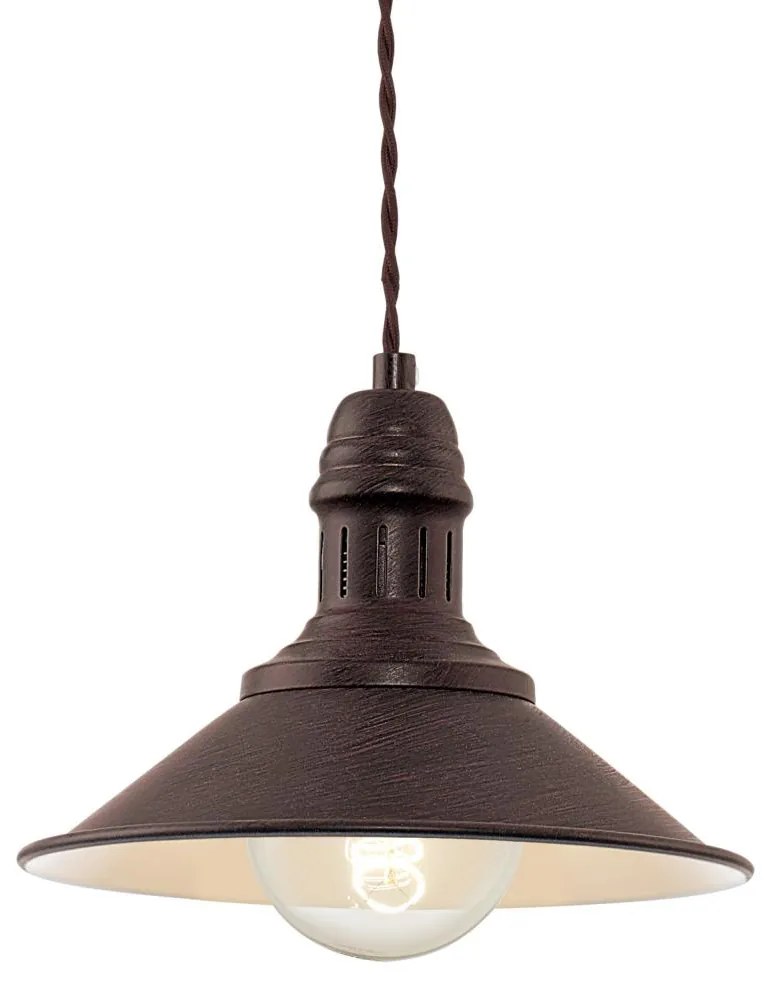 Eglo 49455 - Luster na lanku STOCKBURY 1xE27/60W/230V 49455