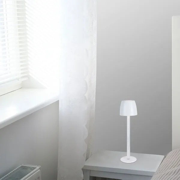 LED Stmievateľná nabíjacia stolná lampa LED/3W/5V 3000K biela