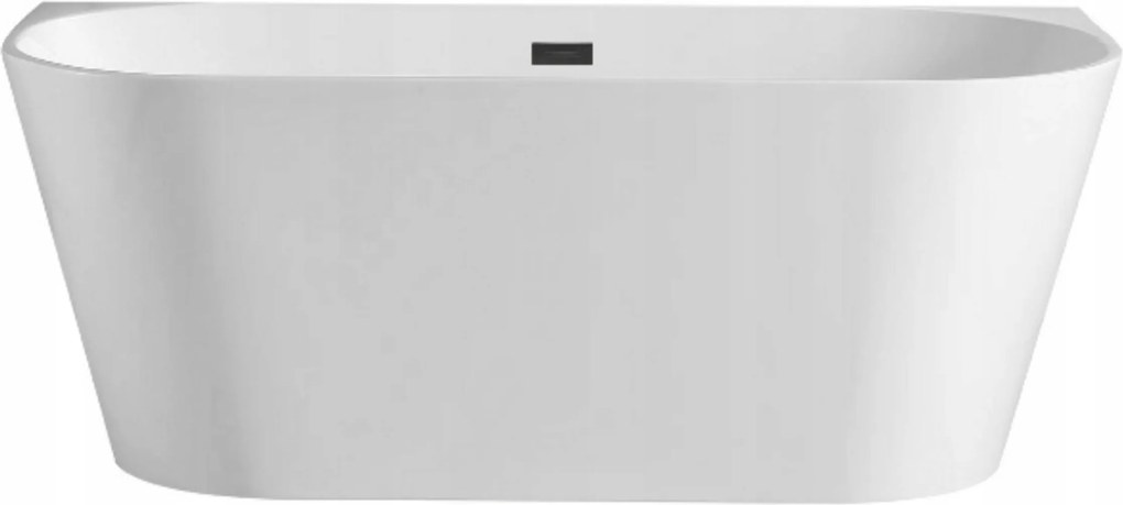 Voľne stojaca nástenná vaňa Viva s pokrievkou Black 150 x 75 cm