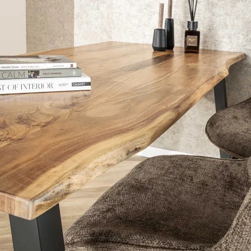 Jedálenský stôl 25-07 180x90cm Drevo Acacia natural - Komfort-nábytok