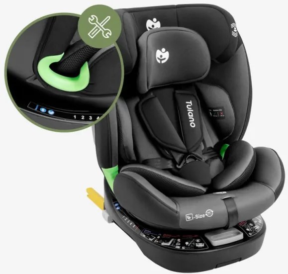 Autosedačka Loom 35 čierna / sivá