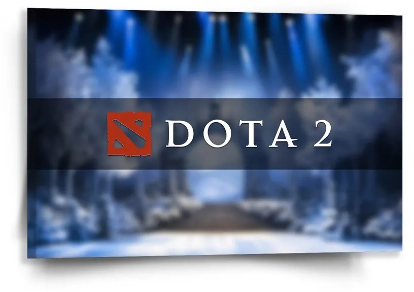 Sablio Obraz DOTA 2 Modrá - 60x40 cm