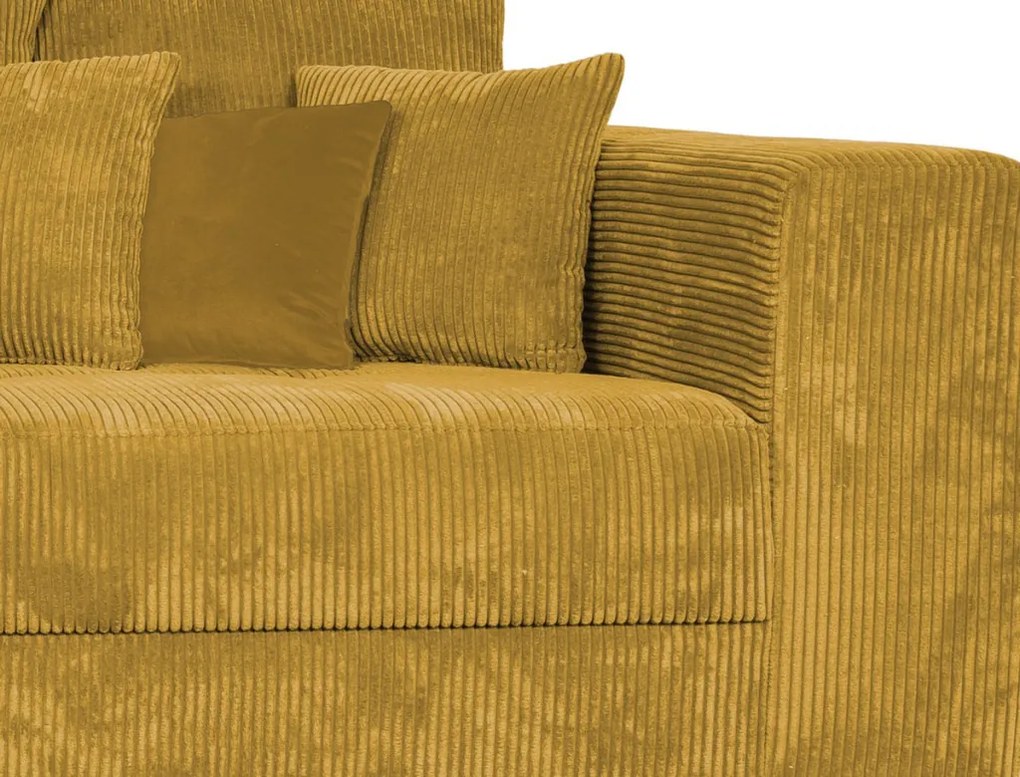 Pohovka Richard, horčicová žltá látka