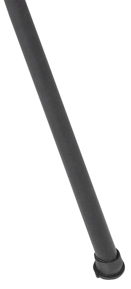 Orientálna trojnohá stojaca lampa bambusová s čiernou - Evalin