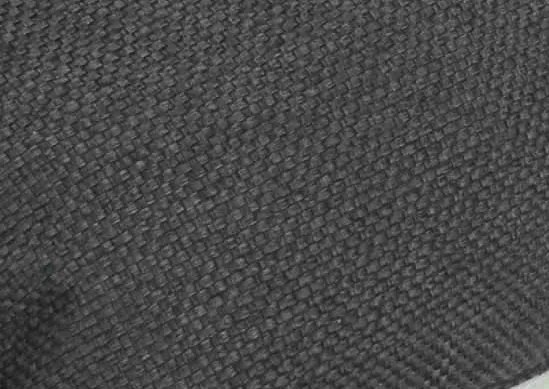 Posteľ Nice 180x200 cm, čierna ekokoža/sivá tkanina, bez matracov