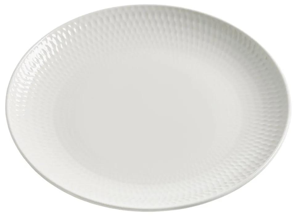 Biely porcelánový dezertný tanier Maxwell &amp; Williams Diamonds, 18 cm