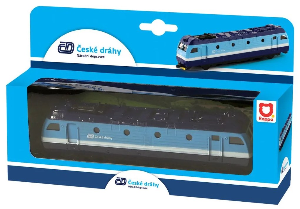 RAPPA Kovová lokomotíva České dráhy - 17 cm - Rappa