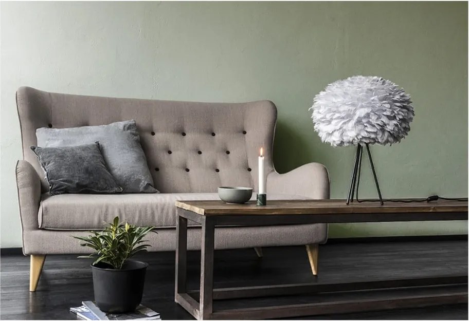 Svetlosivé tienidlo ø 45 cm Eos medium – UMAGE