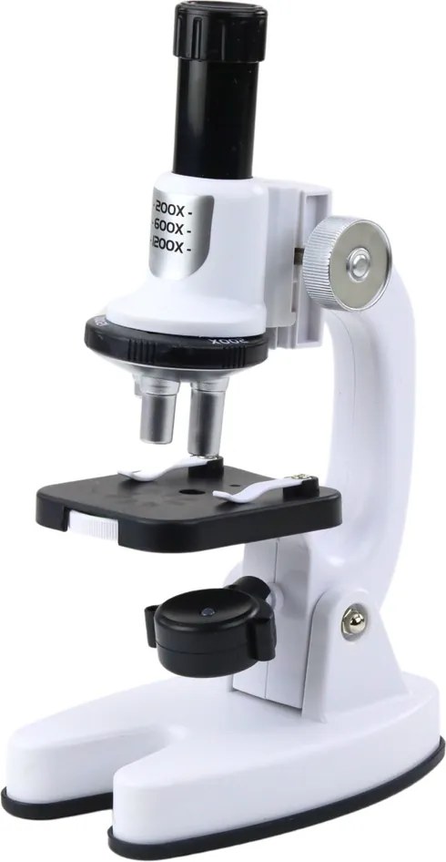 LEAN Toys Vzdelávací LED mikroskop Zväčšenie 1200x Vedecká súprava Príslušenstvo