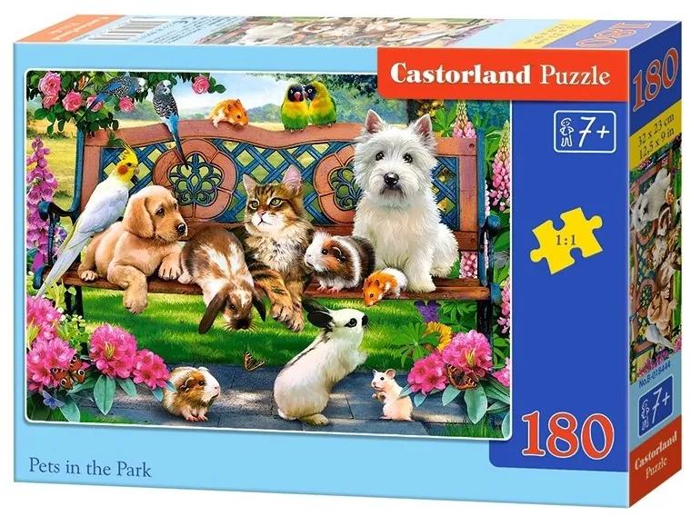 4800 Puzzle Castorland - Zvieratká v parku 180 dielikov