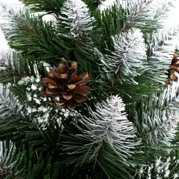 Foxigy Vianočný stromček Borovica 120cm so šiškami Luxury Diamond