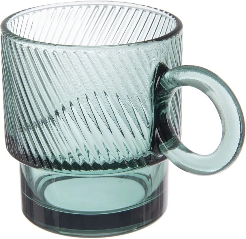 Zelený sklenený hrnček 310 ml Verde – Orion