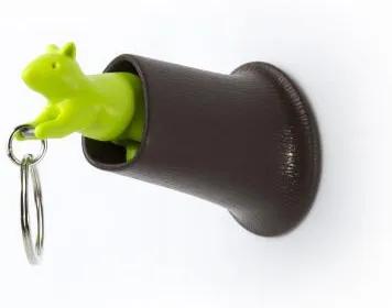 Vešiačik na kľúče Qualy Squirrel Key Holder, zelený