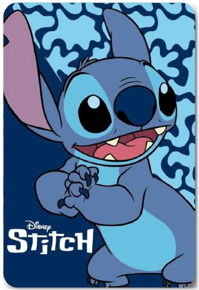 Chlapčenská flísová deka Lilo &amp; Stitch - 100 x 140 cm