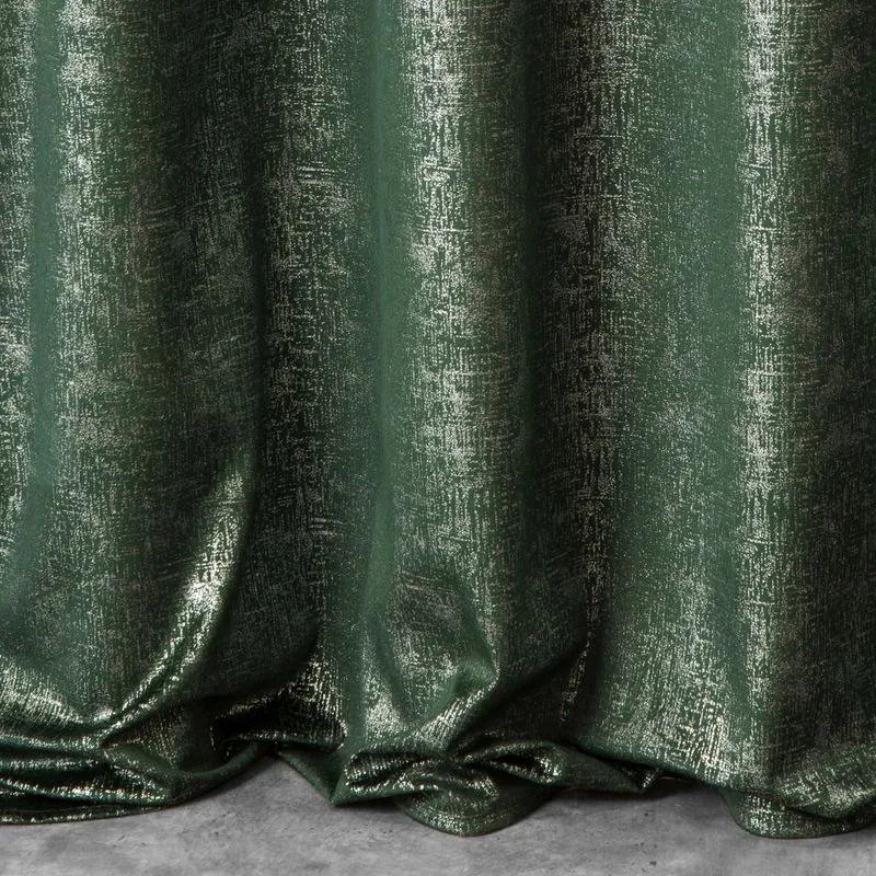 Dekorstudio Luxusný zamatový záves na riasiacu pásku ZWD - zelený
